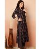 Women Designer Kurta Pant Dupatta Set Indian Bollywood Top Tunic Cotton Kurti Dress