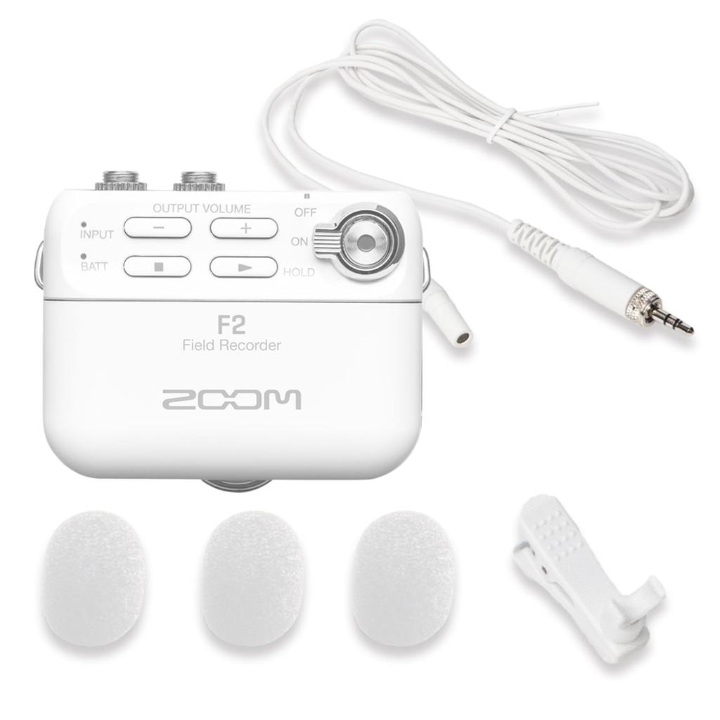 ZOOM Field Recorder with Float Lavalier Microphone Attachable to Clothing or Battery Ideal for Location and YouTube Manufacturer Extended F2/W