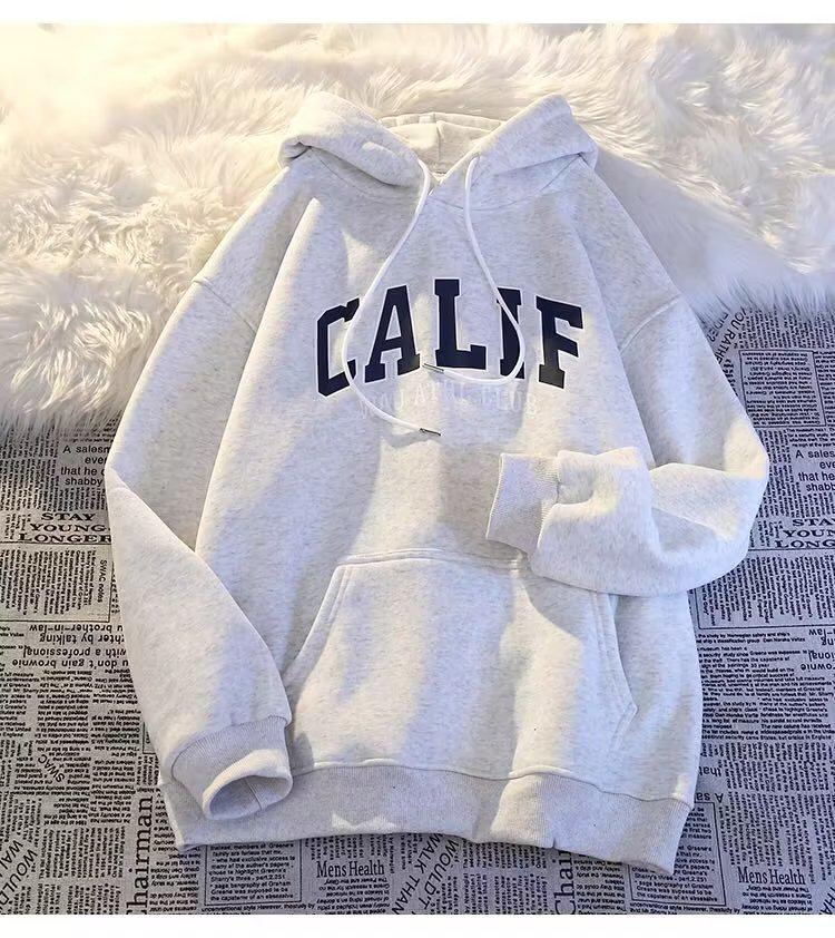 Velvet Thickened Men's Oversize Sweatshirt - Autumn/Winter Korean Style