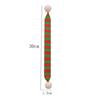 Red And White Knit Scarf Doll  Decoration Stripes Mini Knitting Scarf  Doll Accessories