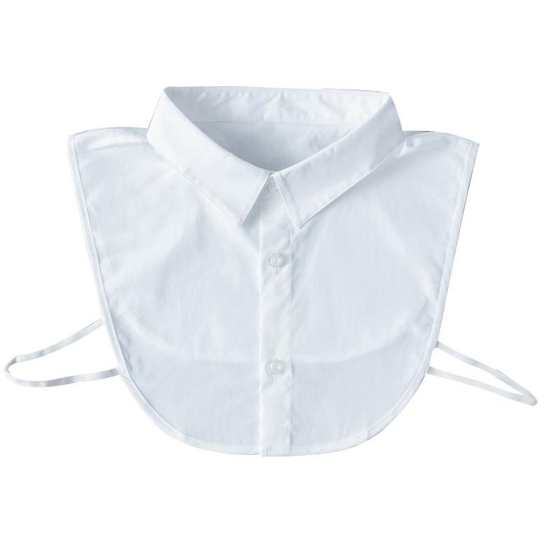 XS-M Casual Fake Collar Shirt for Children False Collar Removable Blouse Half Shirt Kids Lapel Detachable Boys Faux Col