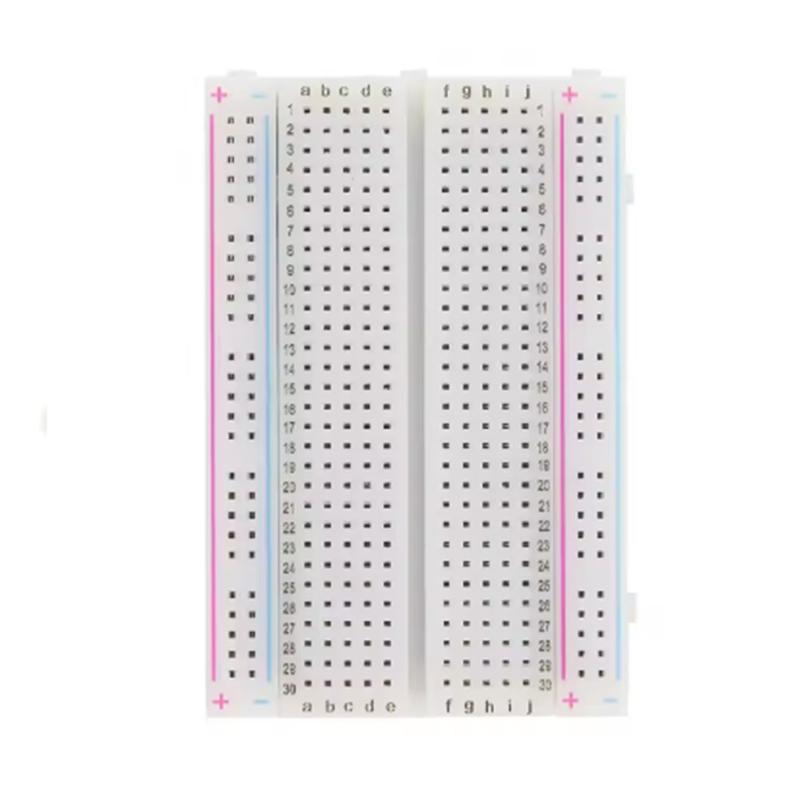 400 Tie Points Mini Solderless Breadboard for DIY PCB Test Universal Protoboard Prototyping Lab Kit for Electronics Engineering Learning Practice