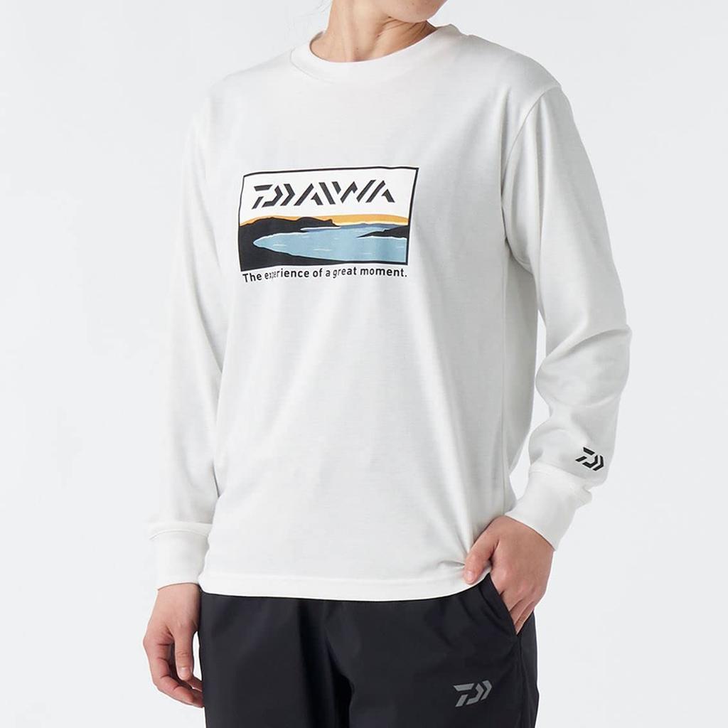 Daiwa Graphic Long Surf White WM T-shirt DE-6122