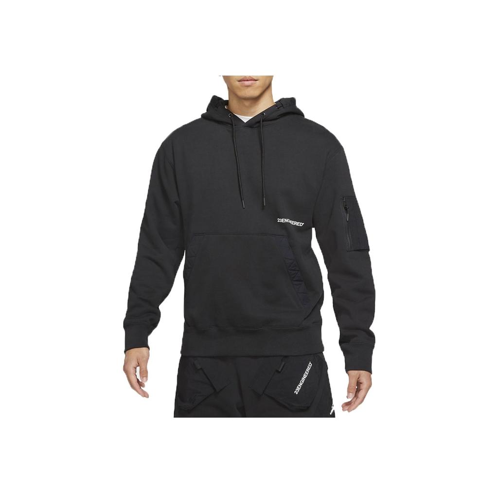 Jordan 23 Engineered Дышащая мужская толстовка с капюшоном, черные DA7179-010