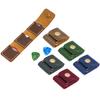 Guitar Pick Holder PU Leather Guitar Pick Organizers Pick Holder Case Guitar Pick Storage Pouches Guitar Plectrums Bag