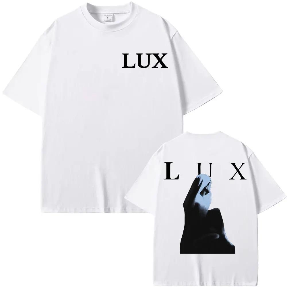 Rosalia Singer LUX New Album Graphic TShirt Unisex Casual Short Sleeve Trendy Hip Hop Streetwear Men And Women Tshirt