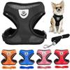 Breathable Chihuahua Pug Bulldog Cat Pet Harness Puppy Vest Dog Leash Collar