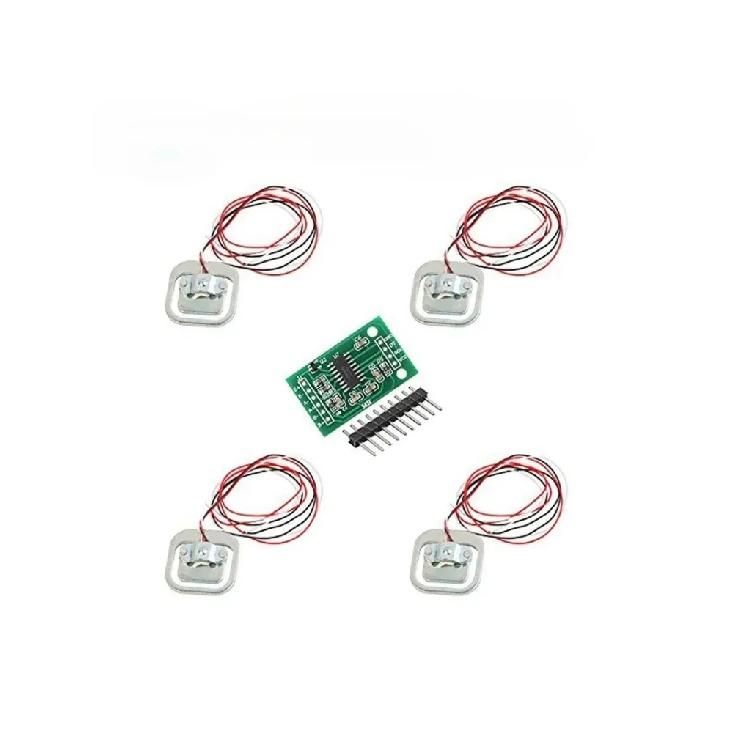 1 Set 50kg Load Cell Weight Sensor Set with HX711 Module - DIY Half-Bridge Strain Gauge for Scale and Pressure Measurement