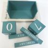 MDF Building Blocks Calendar Eternal Blocks Cube Calendar Wooden Perpetual Calendar  Office