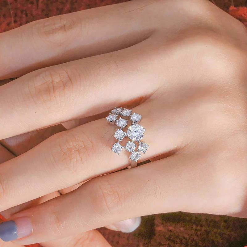 Классическое кольцо Lindon из медного сплава с цирконием, женские ювелирные изделия, свадебный подарок для вечеринки