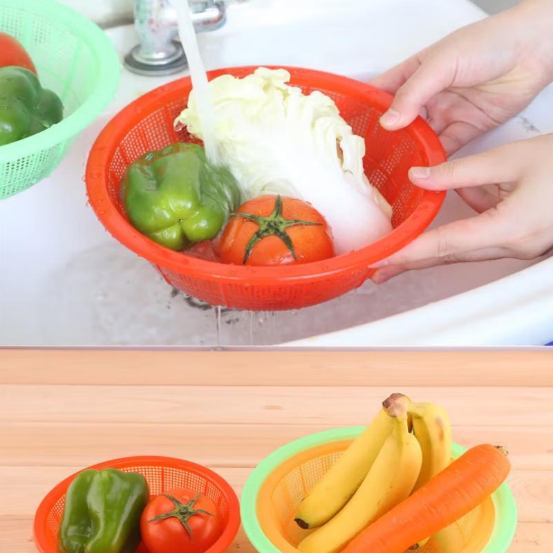 Thickened Perforated Plastic Drain Basket