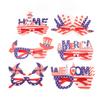 6PCS 4th of July Glasses Patriotic Decorations Accessories American Flag Sunglasses Independence