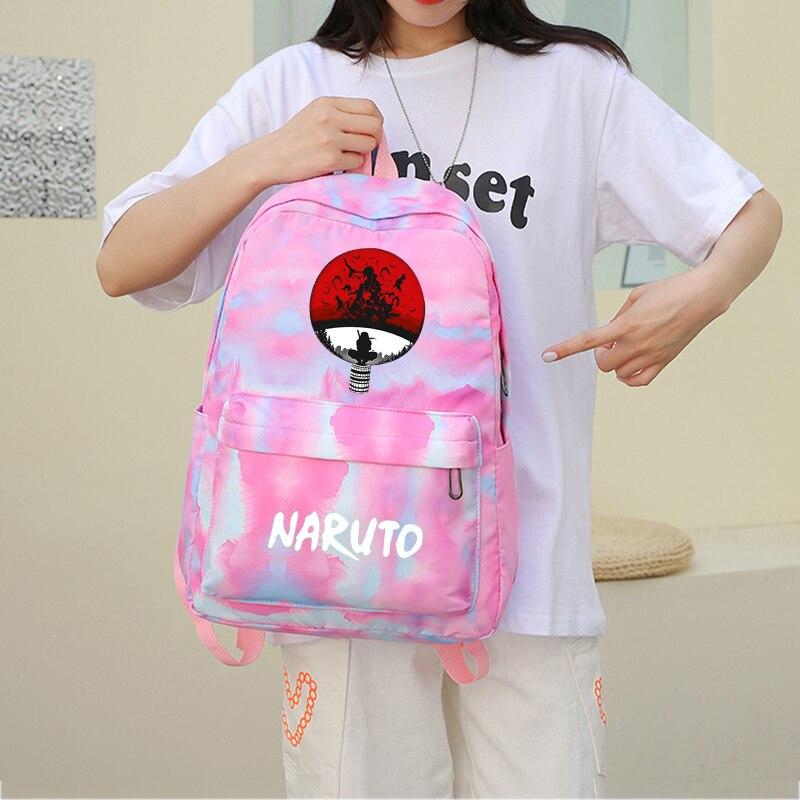 3 шт., школьный рюкзак в стиле аниме для девочек Y2K с сумками для обеда, школьный рюкзак, комплект холщовых сумок, детская сумка-ручка
