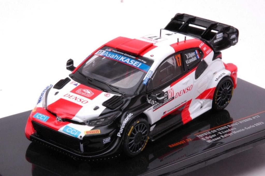 IXO 1/43 Scale Toyota GR Yaris WRC Monte Carlo Rally 2023 #17 S. Ogier/V. Landais IXO TOYOTA YARIS Diecast Car [Parallel Import]