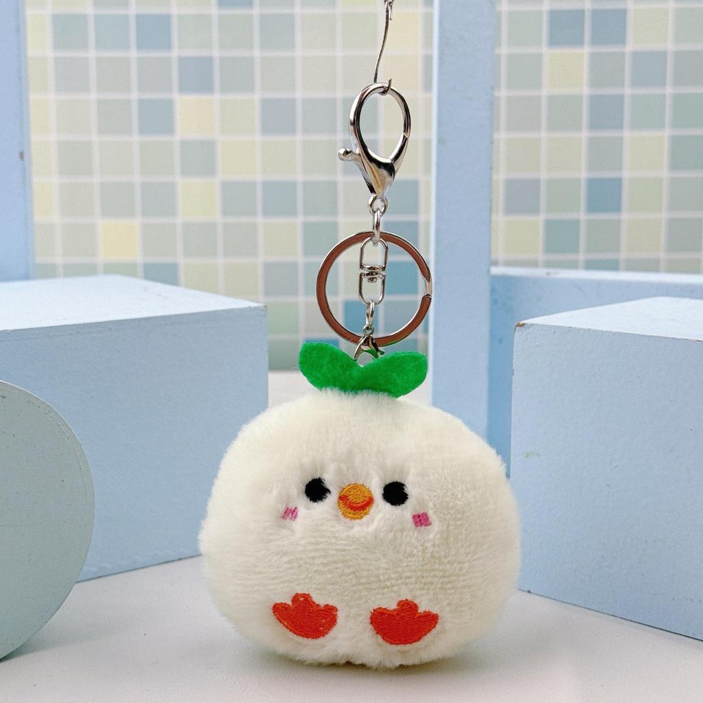 Универсальный плюшевый брелок в виде зеленого листа с цыпленком: Унисекс Шарм, Парная подвеска, Аксессуар для рюкзака, Кукла-цыпленок, Акцент для букета.