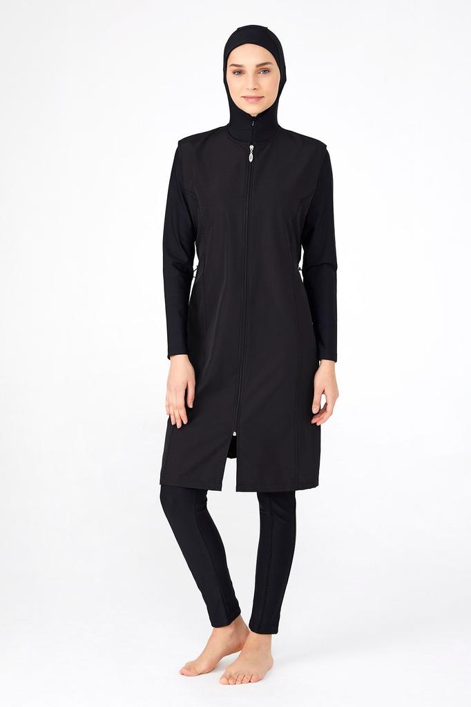 Женский Мусульманский Скромный Исламский Полный Чехол Буркини Пляжный Купальный Костюм Купальники Хиджаб Пляжная Одежда Купальник