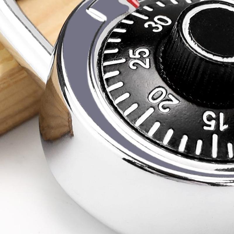 45 мм/40 мм поворотный навесной замок с цифровой комбинацией кодовый замок с круглым циферблатом для багажа, чемодана, шкафа для велосипедов