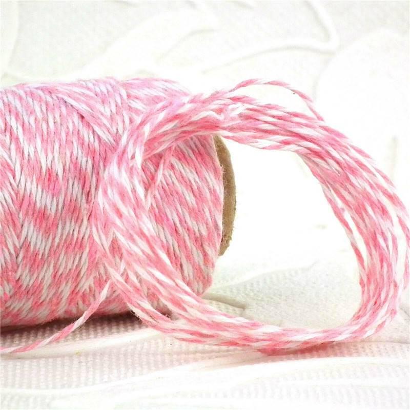 Веревка для бирки своими руками, двухцветная, 100 м/рулон, хлопковая нить, хлопковая веревка, ручная работа