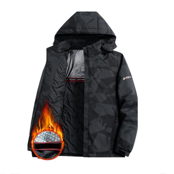 Зимняя ветрозащитная и теплая куртка, повседневная спортивная куртка для активного отдыха, мужской бархатный камуфляжный костюм для альпинизма