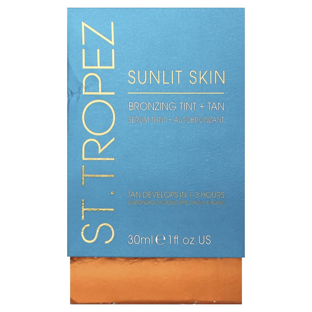 St. Tropez Sunlit Skin, Бронзирующий тинт + Загар, 30 мл (1 жидкая унция)