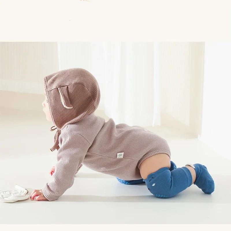 Crawling Safety Pads Socks Set Summer Baby Knee Cartoon Anti-slip Socks KidFloor Socks Kneecap Walking Protector for Girls Boys