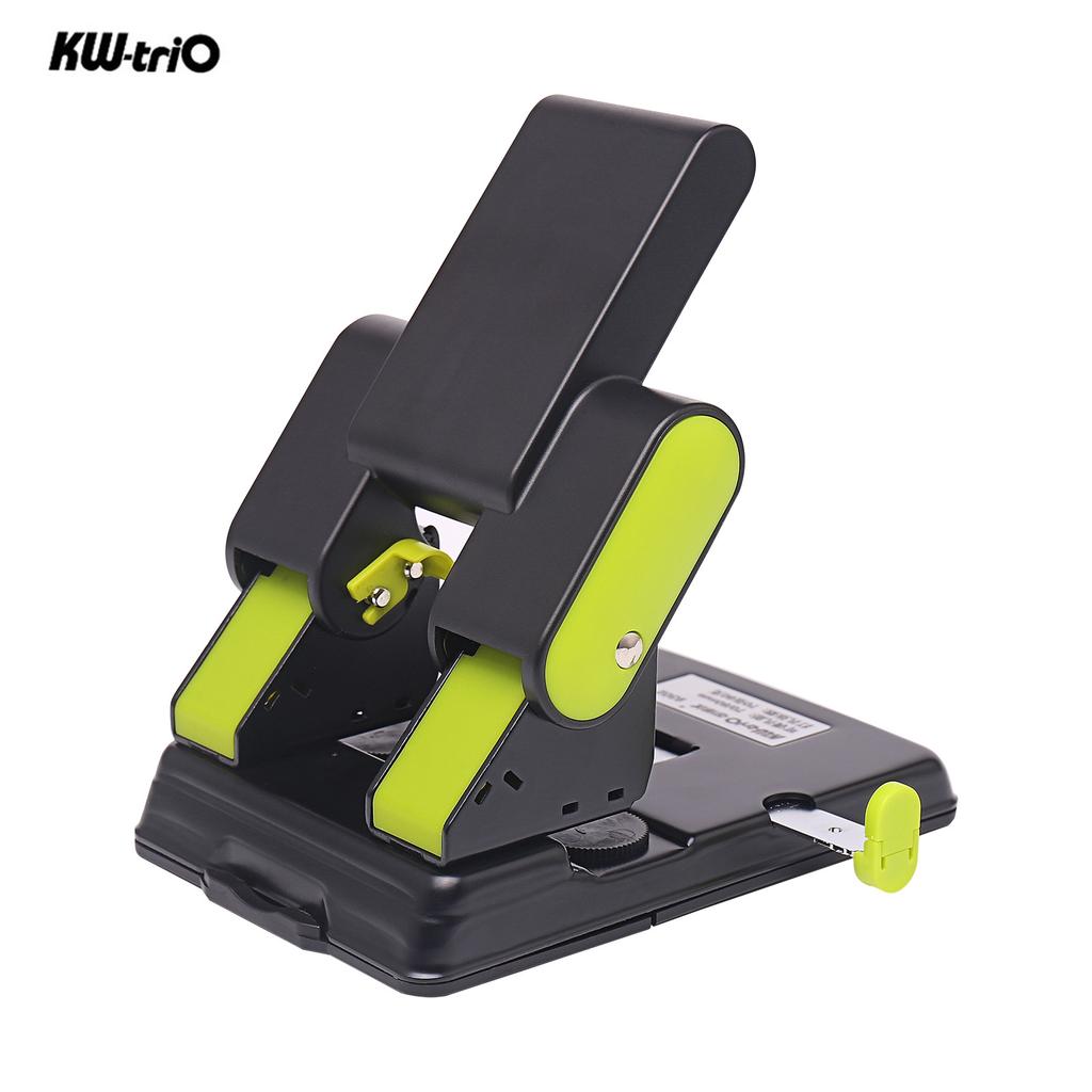 KW-triO 2-Hole Paper Punch Adjustable Hole 70mm/80mm 70 Sheet Capacity 6mm for A4/ A3 / A5/ A6 / B4 / B5 / B6 / B7 Notebook