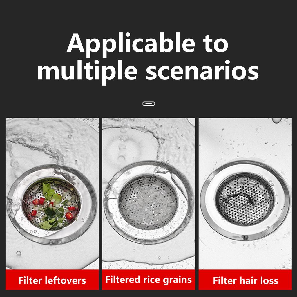 Кухонная мойка Sagit из нержавеющей стали, фильтр для раковины, воронка для умывальника, слив для пола из нержавеющей стали-