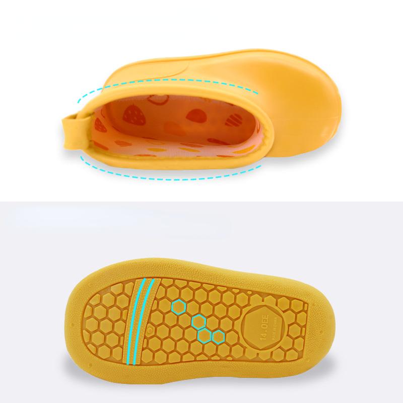 Детские повседневные непромокаемые дышащие мягкие подошвы, непромокаемые сапоги средней длины для маленьких мальчиков и девочек, модная детская трендовая удобная обувь для воды