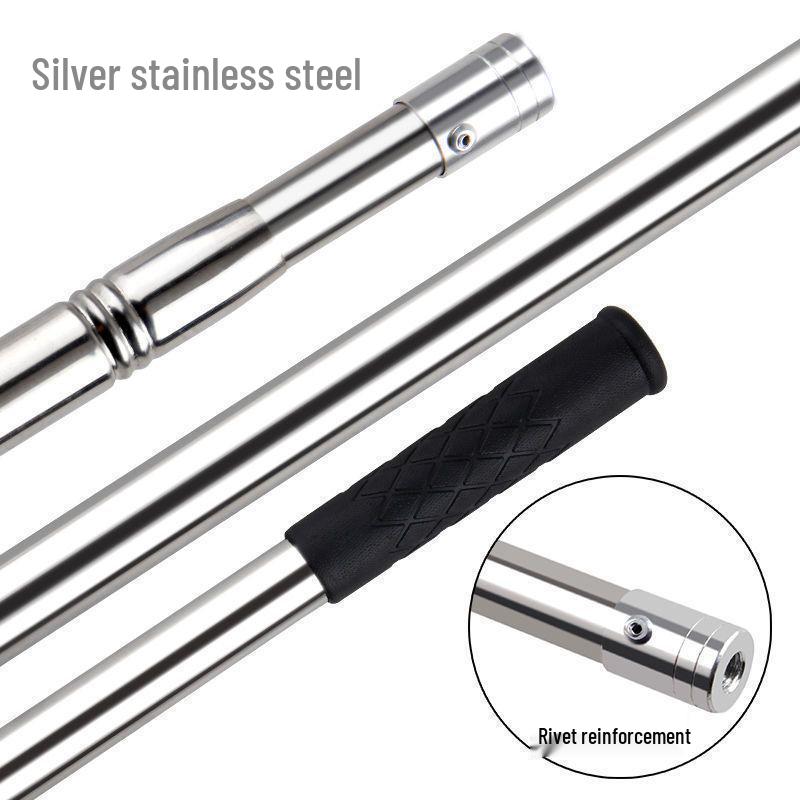 Телескопическая ручка для подсачека из нержавеющей стали Набор рыболовных снастей