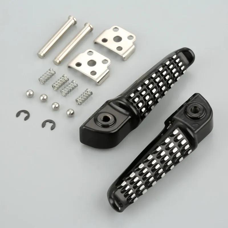 1Pair Motorcycle Rear Footrests Aluminum Foot Pegs for Kawasaki Ninja 250R EX250 2008-2013 Z750/Z750S 2004-2011 Z1000 Ninja ZX6R