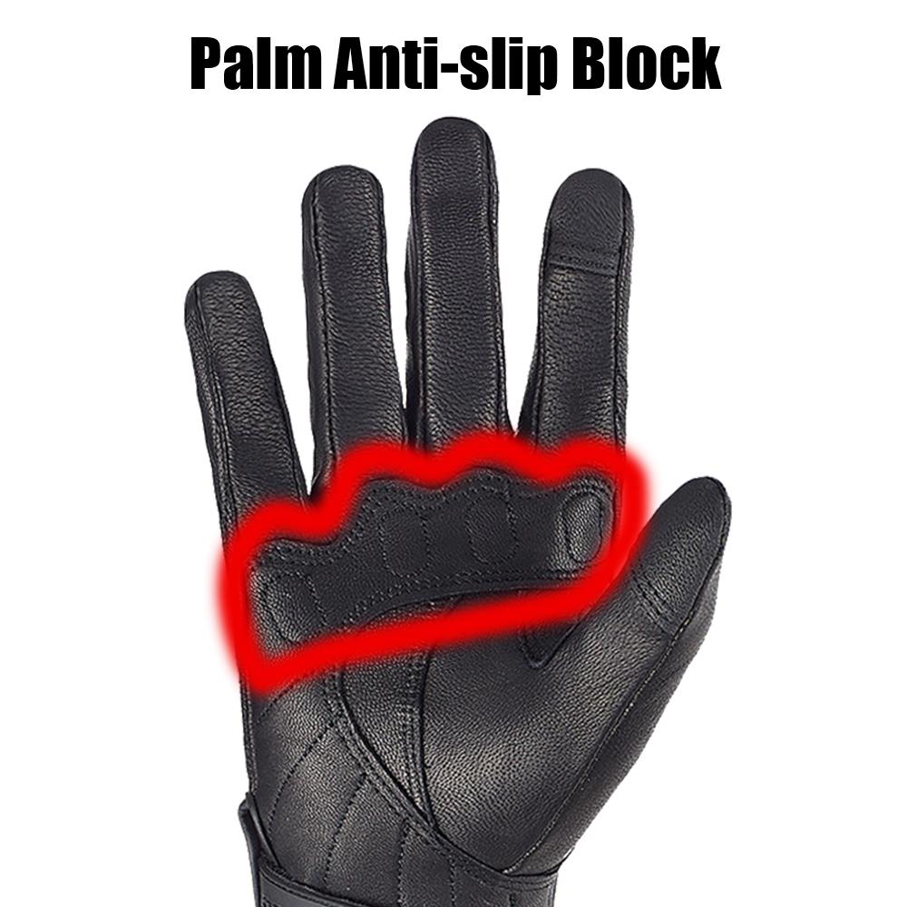 Сенсорная Перчатка для Велоспорта на Открытом Воздухе Мотокросса Спортивная Защита Гоночная Перчатка Мотоциклетные Перчатки Козья Кожа Дышащая Полный Палец
