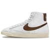 Женские кроссовки Blazer Mid 77 Next Nature Cacao Wow Белые Парусные Черные DQ4124-104