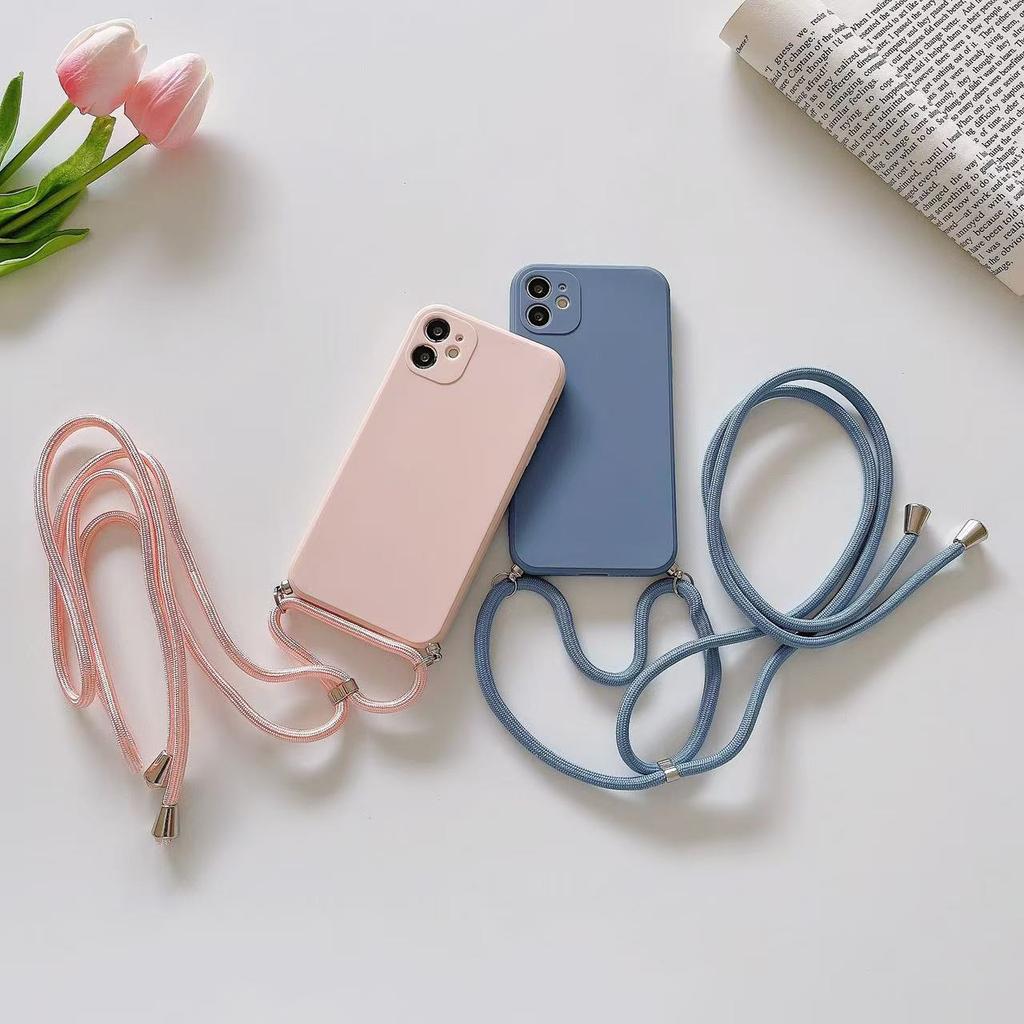 Чехол-кошелек на шею для OPPO Reno 13F 13 12 Pro 11F 10 6Z 7 Lite 8 8T 5 Z Find X3 X5 Lite Ремешок-шнурок
