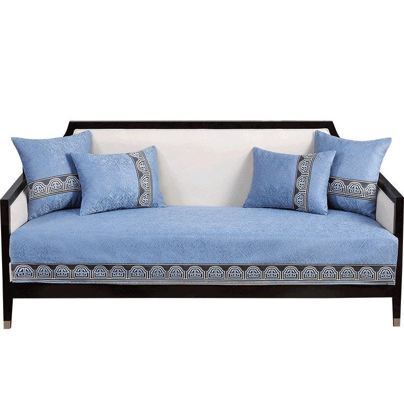 Национальный цвет Фанхуа Новый китайский диванный подушка Четыре сезона ткань Китайский стиль Современный простой диванный чехол Полотенце