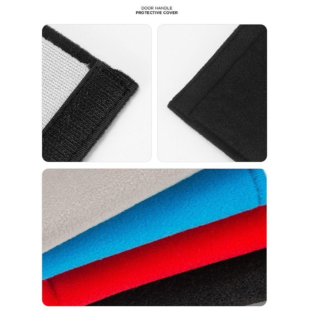 Non-slip Car Roof Armrest Plush Pull Handle Cover Car Handle Protector Interior Supplies