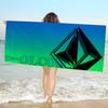 Современное пляжное полотенце Volcom из микрофибры с принтом в форме ромба, для альпинизма, йоги, пляжа, плавания, бега, впитывающее, мягкое полотенце