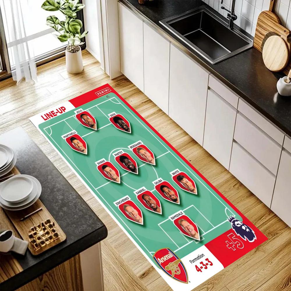 Arsenal Kitchen Carpet Nonslip Floor Mat Ideal For Indoor And Outdoor Entryway Door Mat Laundry Room Bathroom Foot Mat