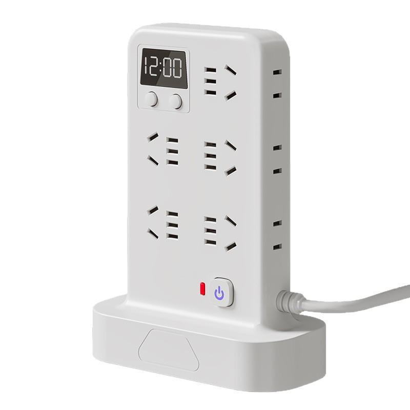 Multi-functional Vertical USB Power Strip with Night Light