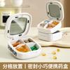Medicine Box Portable Medicine Sub-packaging Storage Box Three Meals a Day Sealed Tablets Small Sub-medicine Box with Large Capacity