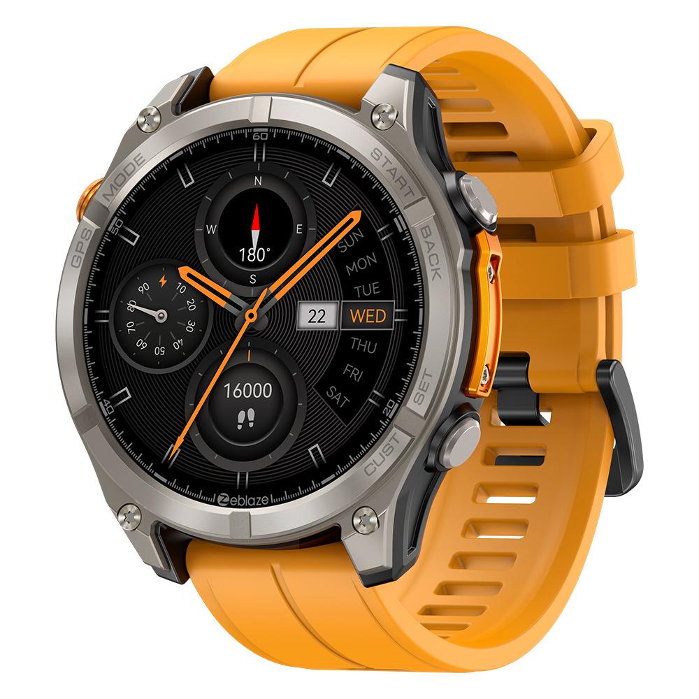 Умные часы Stratos 4 GPS с 1,43-дюймовым AMOLED-дисплеем, встроенным компасом, барометрическим альтиметром, фонариком, функцией голосового вызова