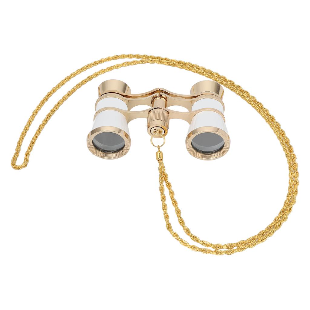 Театральные очки 3X25 Оперный бинокль 3X25 Оперные очки Бинокль с цепочкой для наблюдения за птицами