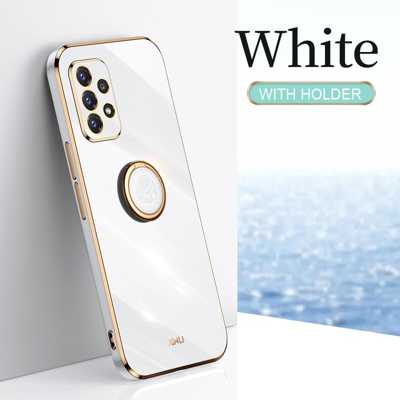 Чехол для телефона с рамкой из платины для Samsung Galaxy A72 A52 A32 4g A22 A53 5g A 72 52 32 22 2021, роскошный силиконовый чехол на заднюю панель