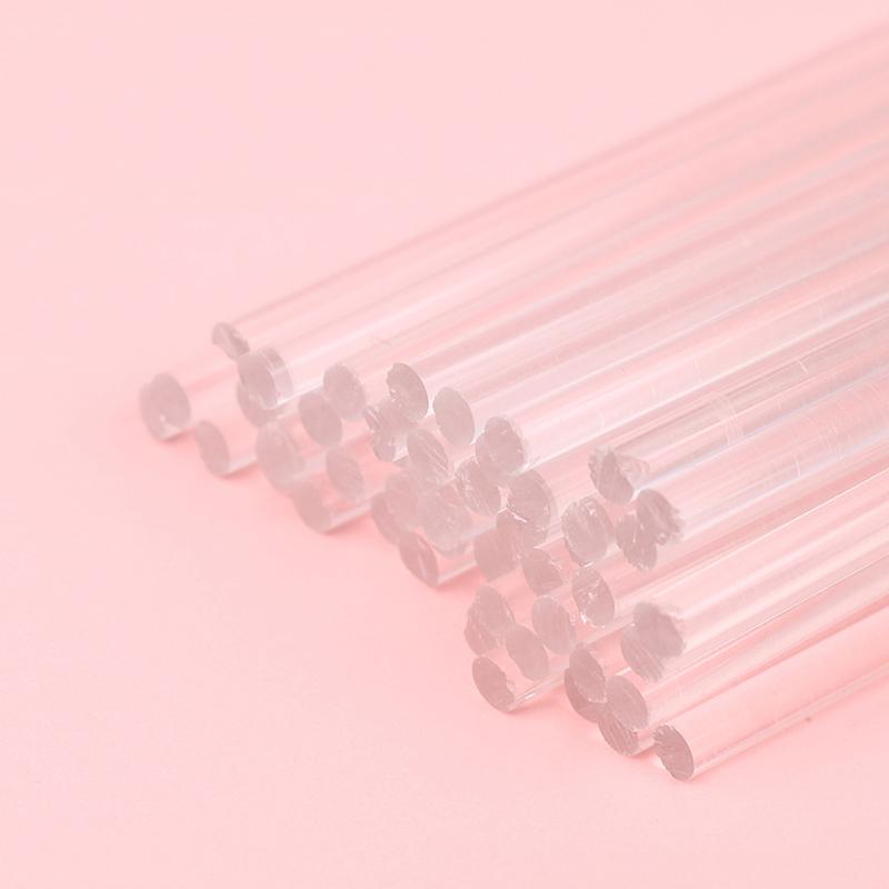50 шт. прозрачные акриловые палочки многоразовые палочки для тортов для приготовления десерта