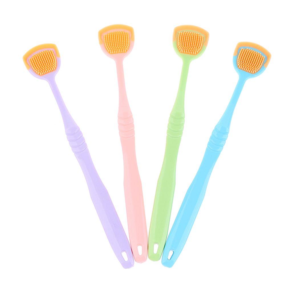 Головка Устранение неприятного запаха изо рта Щетка для чистки языка Очиститель языка Скребок для языка Щетка для чистки полости рта
