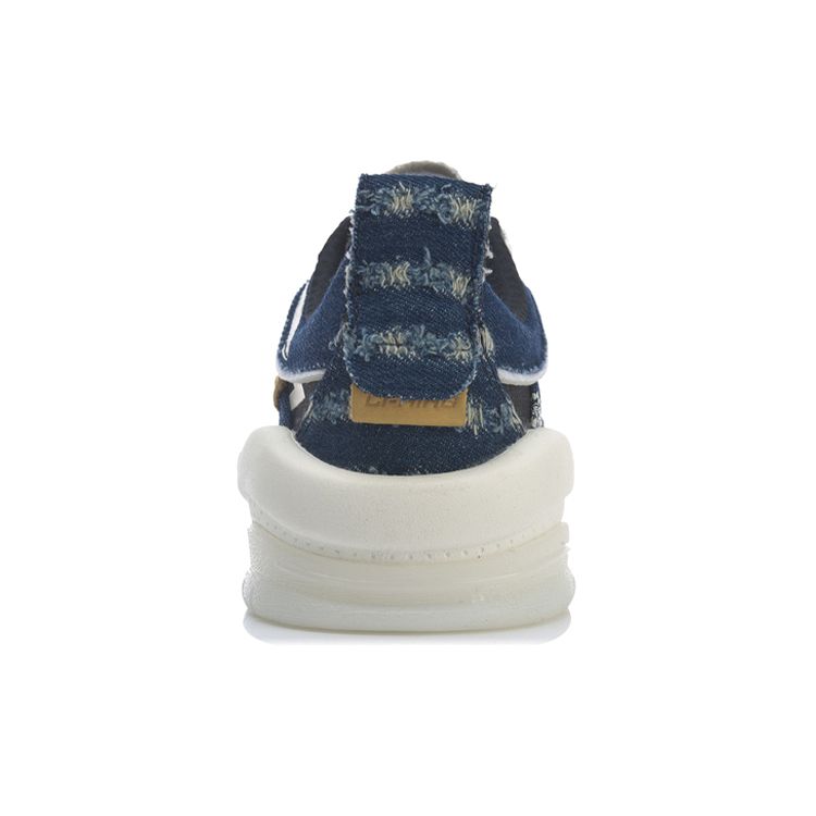 Li Ning Wei Wu Zen эластичные классические низкие кеды для скейтбординга женские кеды для скейтбординга серые черные синие AGCR214-1