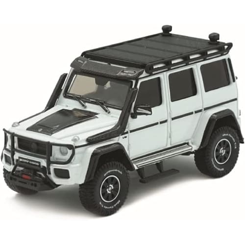 Almost Real Brabus 550 Adventure Mercedes-Benz G-Class 2017 White 1/64 Scale Complete Diecast Car (Product Number: 660301001)