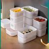 T Large Capacity Kitchen Refrigerator Storage Box for Fresh Food, Fruits, and Vegetables