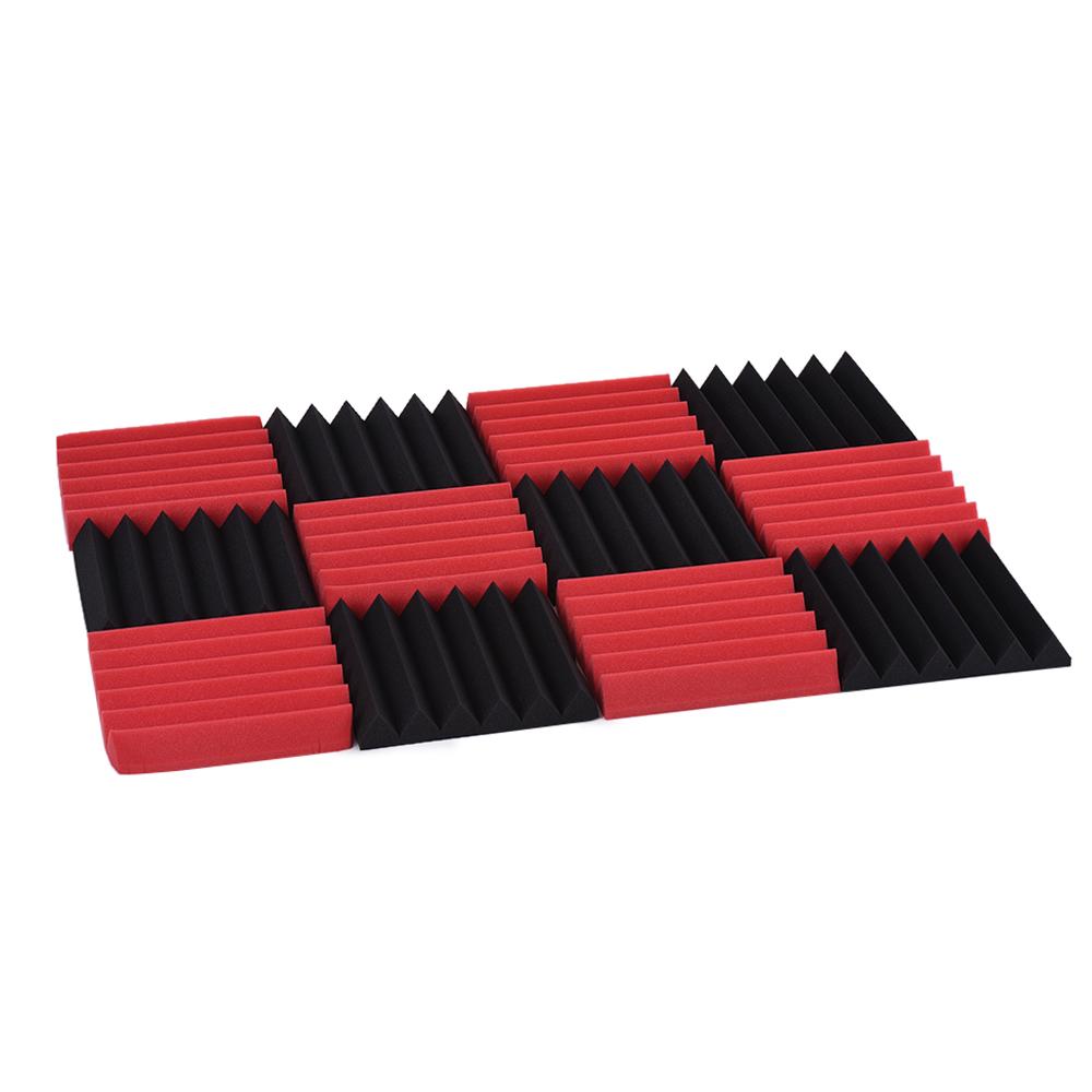 12 упаковок студийной акустической пены, губчатых панелей, плитки, звукопоглощающей звукоизоляционной пены, треугольника