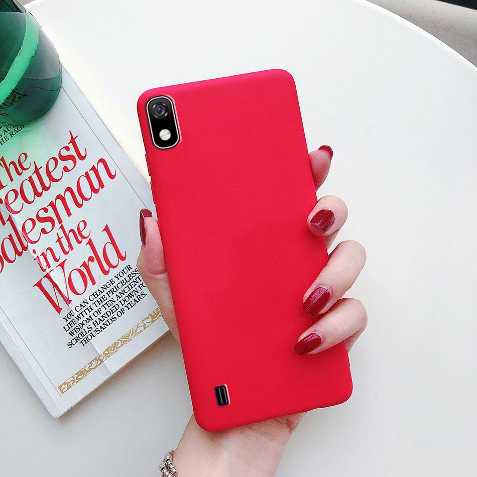 Конфетный цвет Чехол для телефона Для Samsung galaxy A10 A20 A20E A30 A40 A50 A70 S A01 A11 A21 A31 A41 A51 A71 4G Силиконовый ТПУ Задняя крышка