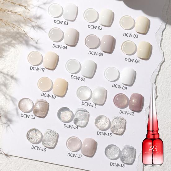 15 мл лак для ногтей красивый гладкий мини практичный популярный цвет бежевый клей для девочки